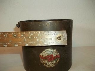 Fairbanks Grain Scale Imperial Bushel Brass Beam 2 Lb w/1 Qt.  Bucket - Antique 3