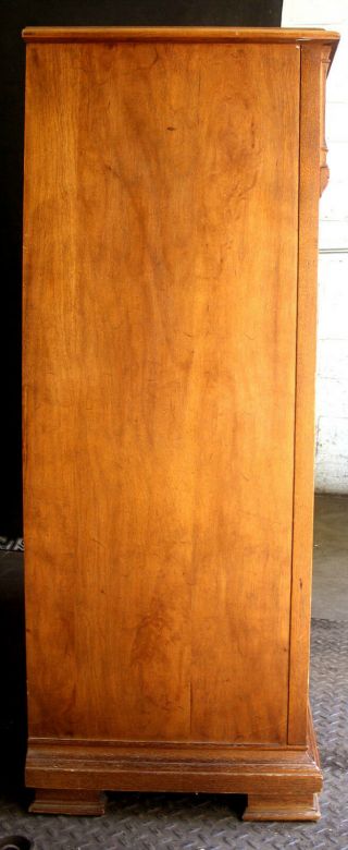 Vintage Antique Drexel Gothic Wood Wooden Dresser Chest Armoire Wardrobe Closet 4