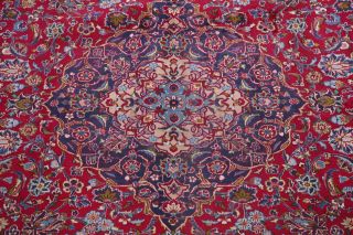 TOP DEAL Vintage Traditional Floral Kashmar Area Rugs RED Oriental Wool 10 ' x13 ' 5