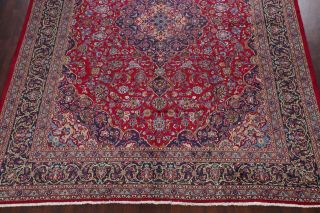TOP DEAL Vintage Traditional Floral Kashmar Area Rugs RED Oriental Wool 10 ' x13 ' 6