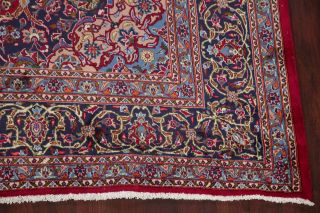 TOP DEAL Vintage Traditional Floral Kashmar Area Rugs RED Oriental Wool 10 ' x13 ' 7