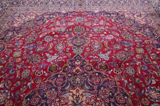 TOP DEAL Vintage Traditional Floral Kashmar Area Rugs RED Oriental Wool 10 ' x13 ' 9