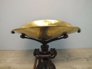 Antique Henry Troemner Ball Beam Scale 24 with Brass Tray and 2 Balls 4