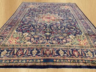 Authentic Hand Knotted Antique Persain Kashaan Wool Area Rug 12 x 10 Ft (2901) 3