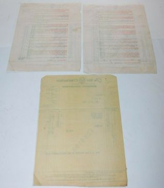 1930 ' s The Ives Corporation Ives Toy Trains Receipts 5