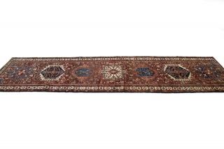 Semi Antique Handmade Runner 3X11 Karajeh Hallway Rug Oriental Home Décor Carpet 3