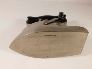 Antique Small Sad Iron,  Wooden Detachable Handle,  1900 Patent Date.  5 