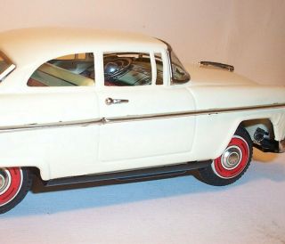 RARE VINTAGE 1956 FORD BATTERY OPERATED MUSICAL CAR w/ MUSIC BOX MIB JAPAN 5