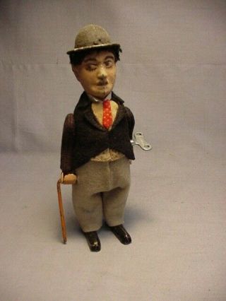 Rare Schuco Charlie Chaplin 1920s Wind Up Toy