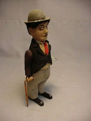 Rare Schuco Charlie Chaplin 1920s Wind Up Toy 3