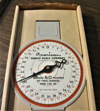 Vintage American Family Scale 60 Lbs