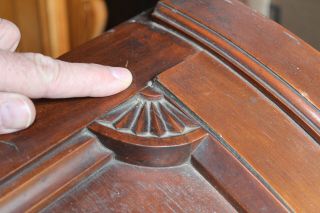 Antique Wooton Desk Wing/Door Parts Victorian 12