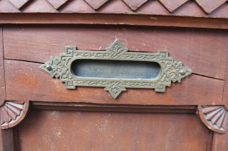 Antique Wooton Desk Wing/Door Parts Victorian 3