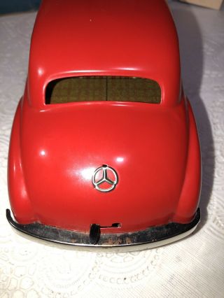 JNF Mercedes M300 Rare Tin Wind Up W/Original Box & Key 9