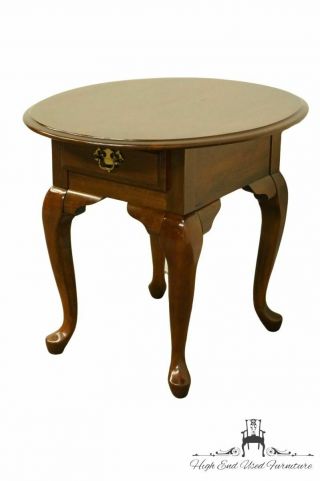 Kincaid Furniture Solid Cherry Traditional Style 23x27 " Oval End Table
