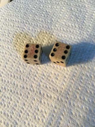 Revolutionary War 18th Century Large 1/2 Inch Tax Stamped Gr With Crown Dice