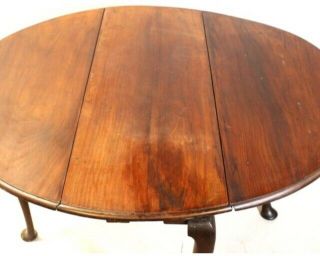 Lovely18th Century c.  1740 - 60 Queen Anne Mahogany England round Dining Table 8