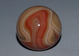 VINTAGE MARBLES TOP SHELF CHRISTENSEN AGATE CAC SHOOTER SWIRL H/O 3/4 