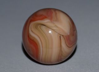 VINTAGE MARBLES TOP SHELF CHRISTENSEN AGATE CAC SHOOTER SWIRL H/O 3/4 