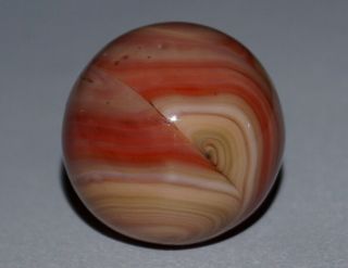 VINTAGE MARBLES TOP SHELF CHRISTENSEN AGATE CAC SHOOTER SWIRL H/O 3/4 