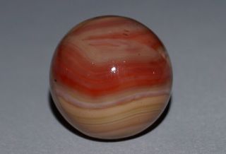 VINTAGE MARBLES TOP SHELF CHRISTENSEN AGATE CAC SHOOTER SWIRL H/O 3/4 