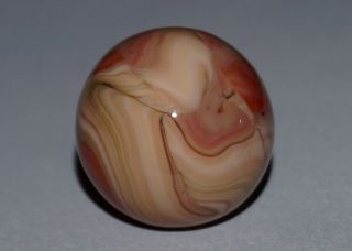 VINTAGE MARBLES TOP SHELF CHRISTENSEN AGATE CAC SHOOTER SWIRL H/O 3/4 