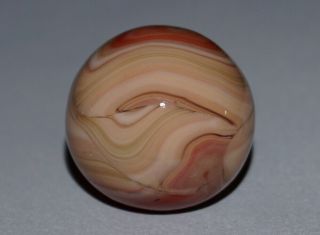 VINTAGE MARBLES TOP SHELF CHRISTENSEN AGATE CAC SHOOTER SWIRL H/O 3/4 