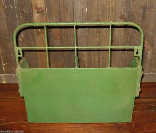 Farmhouse Metal BIN BASKET BOX Kitchen/Laundry/Mail Organizer Primitive Decor 12