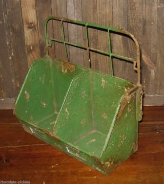 Farmhouse Metal BIN BASKET BOX Kitchen/Laundry/Mail Organizer Primitive Decor 7