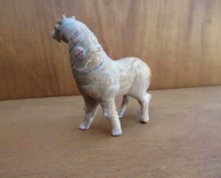 Chinese Tang Dynasty Horses Hand Painted Miniature Pottery circa 700 AD Dynastic 7