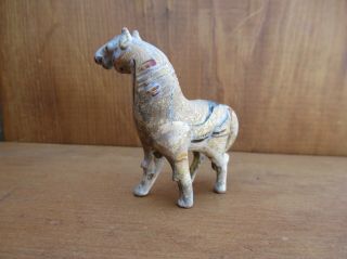 Chinese Tang Dynasty Horses Hand Painted Miniature Pottery circa 700 AD Dynastic 8