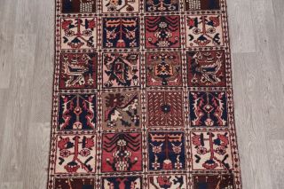 Garden Design Bakhtiari Persian Runner WOOL Rug Oriental Handmade 4 x 9 Carpet 3