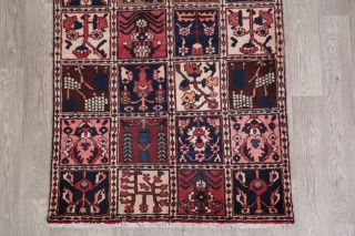 Garden Design Bakhtiari Persian Runner WOOL Rug Oriental Handmade 4 x 9 Carpet 5