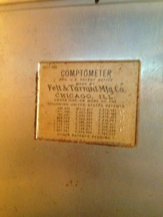 Vintage Felt & Tarrant Comptometer - Operational 4