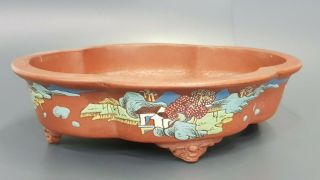 Chinese Antique Yixing Clay Tray - Republic Of China Period 1912 - 1949