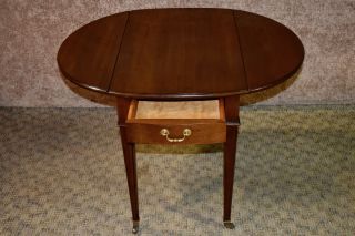 Vintage Ethan Allen Pembroke Side Tables 11