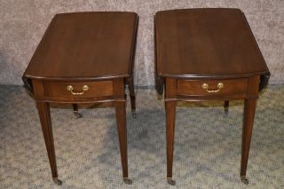 Vintage Ethan Allen Pembroke Side Tables 2