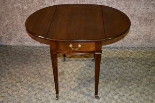 Vintage Ethan Allen Pembroke Side Tables 7