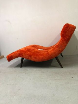 Adrian Pearsall Wave Chaise Lounge 50s Mid Century Craft Assoc tag 5