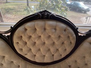 Antique Victorian Tufted Sofa Couch - 2