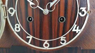0156 - Antique German Junghans mantel clock 12