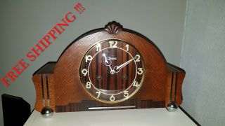 0156 - Antique German Junghans Mantel Clock