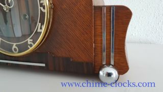 0156 - Antique German Junghans mantel clock 8