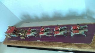 1953 Britains 1470 Queens Coronation State Coach Carriage In Display Case 7