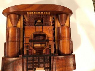 Po Shun Leong 1993 Hand Crafted Wood Jewelry Box Signed 1993 11