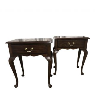 Henkel Harris Mahogany End Tables