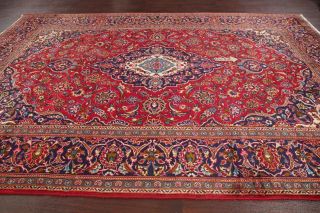 4th Of July Deal VINTAGE Traditional Floral Oriental Area Rug Hand - made RED 8x12 7