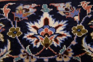 VINTAGE 9 ' x12 ' Traditional Floral Oriental Area RUG Hand - Knotted RED BLUE WOOL 8