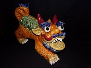 Antique Chinese Foo Dogs Statue Late 1800s/ Early 1900s 14 " L 10 1/2 " H