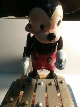 Vintage Linemar Mickey Mouse Playing The Xylophone (12 Inches H)